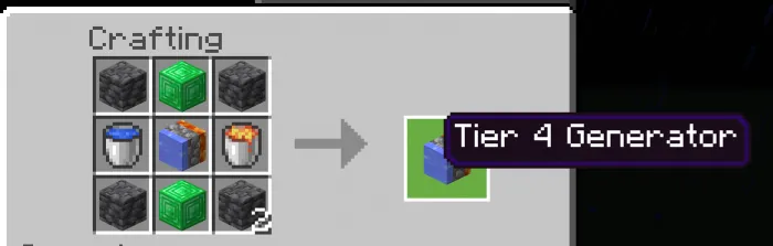 Kon-generator bloki — Minecraft mod, rasm 4