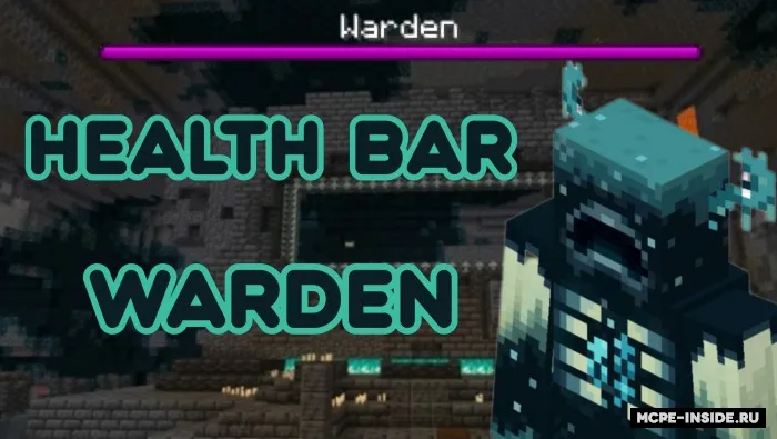 Warden sog'liq chizig'i — Minecraft mod, rasm 1