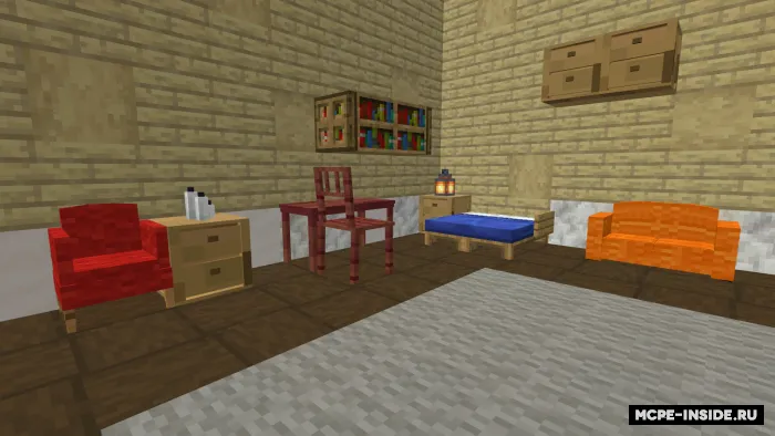 3D mebel to'plami — Minecraft mod, rasm 3