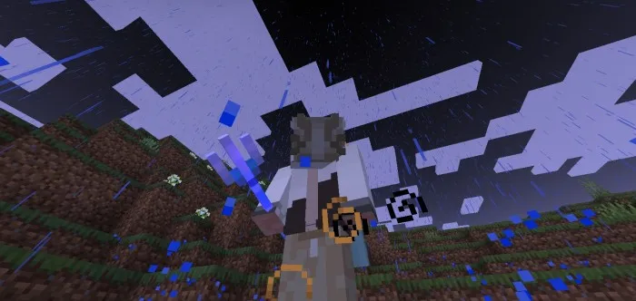 Momaqaldiroq uch tishli nayzasi — Minecraft mod, rasm 2