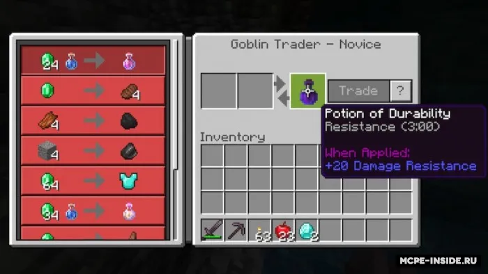 Savdogar goblinlar — Minecraft mod, rasm 2