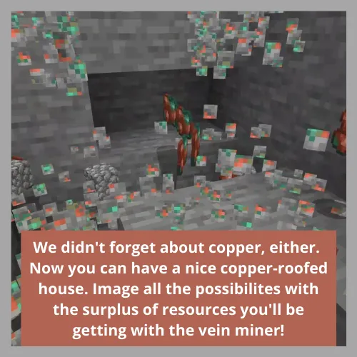 Vein Miner va Treecapitator kombinatsiyasi — Minecraft mod, rasm 4