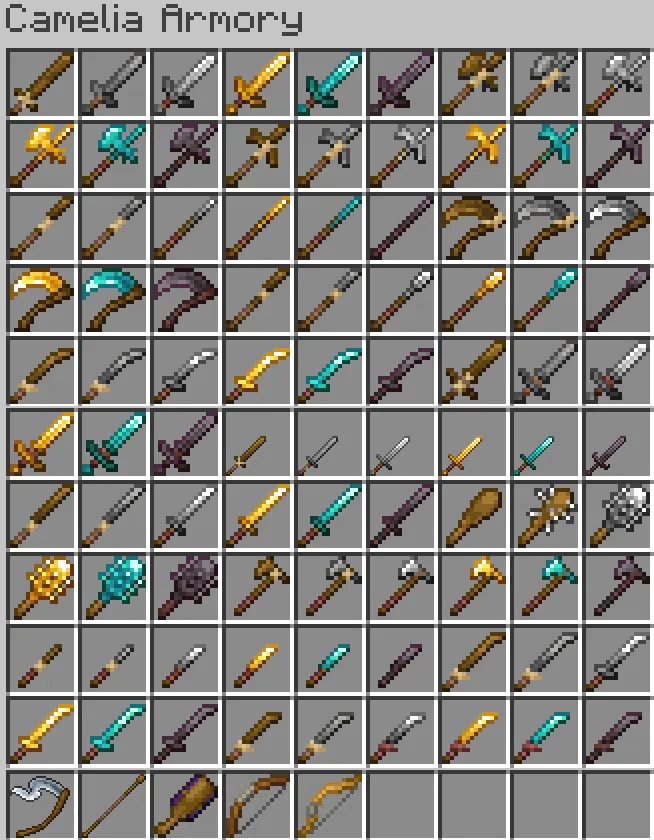 CameliaArmory — Minecraft mod, rasm 2