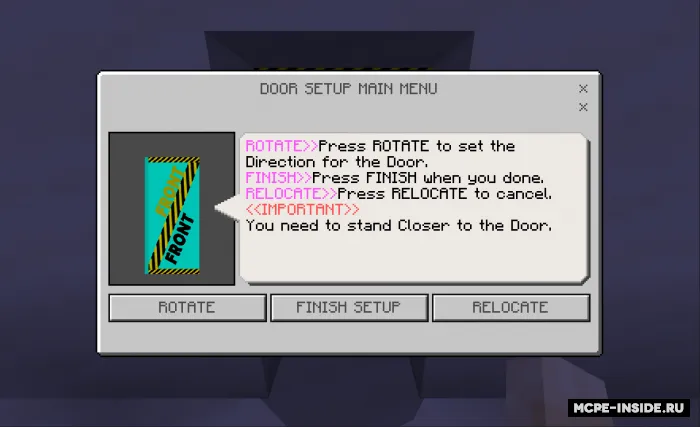 Yaxshilangan himoya eshigi — Minecraft mod, rasm 2