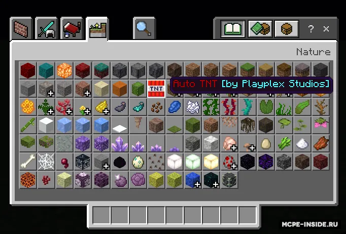 Avto TNT — Minecraft mod, rasm 1