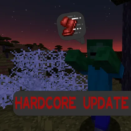 Hardcore update — Minecraft mod, rasm 1