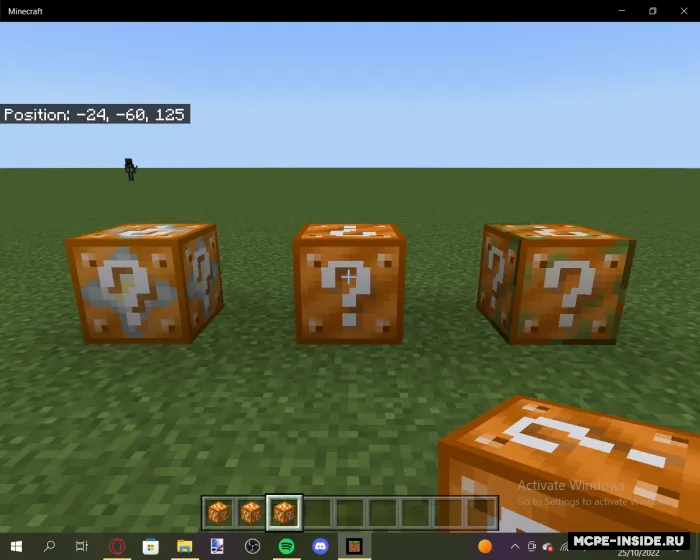 Mis lucky bloklar — Minecraft mod, rasm 1