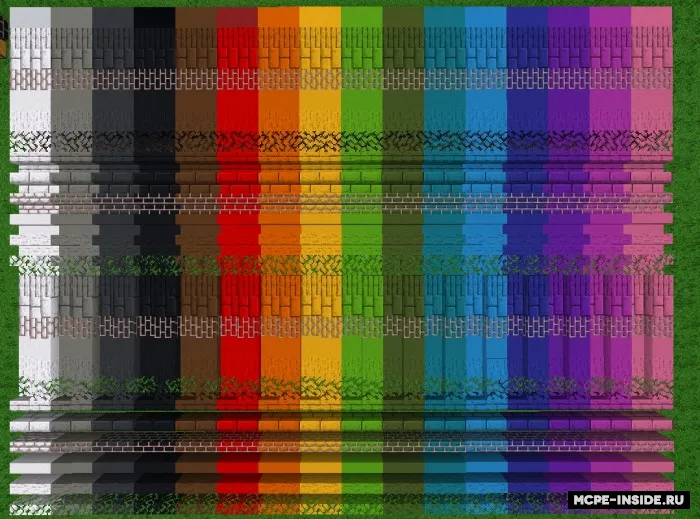 Rangli bloklar — Minecraft mod, rasm 1