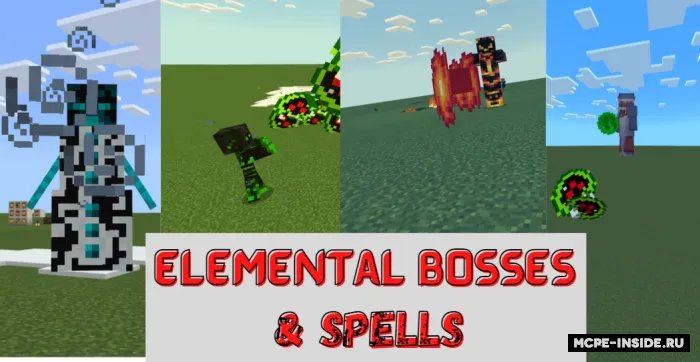 Mifik elementar bosslar va afsungarlar — Minecraft mod, rasm 4