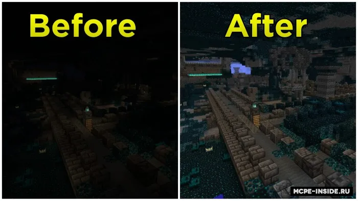 Tungi ko'rish DG — Minecraft mod, rasm 2