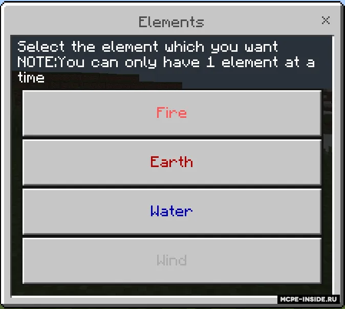 Elementar kuchlar — Minecraft mod, rasm 2