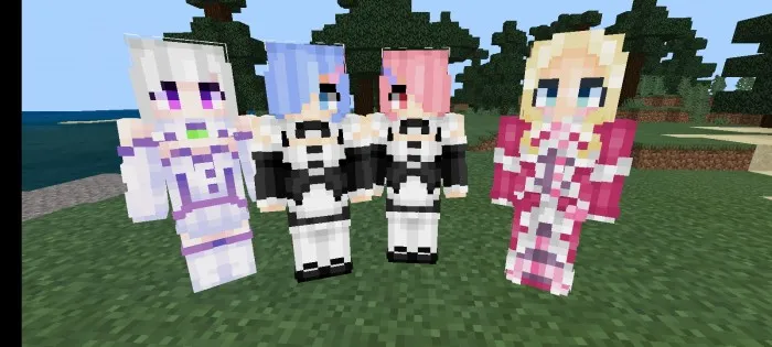 Re:Zero qizlari — Minecraft mod, rasm 1