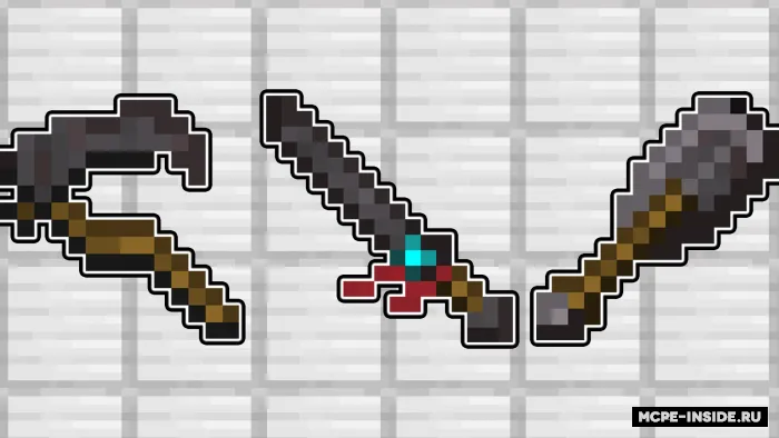 Yaqin jang qurollari — Minecraft mod, rasm 1