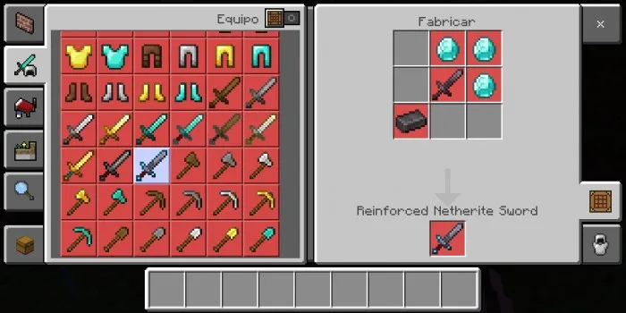 Qilichlarni kuchaytirish — Minecraft mod, rasm 3
