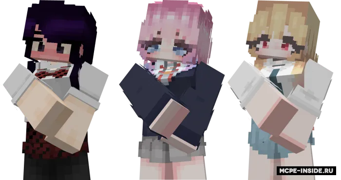 Anime qizlar — Minecraft mod, rasm 1