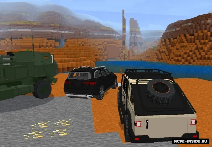 Jurassic World Jeep — Minecraft mod, rasm 1
