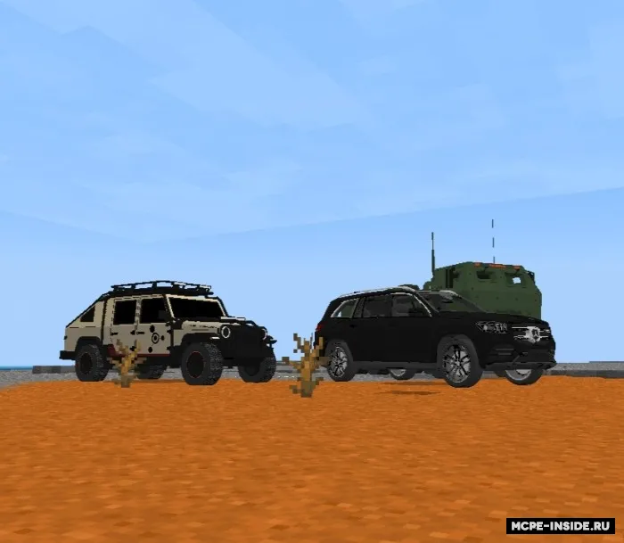 Jurassic World Jeep — Minecraft mod, rasm 2