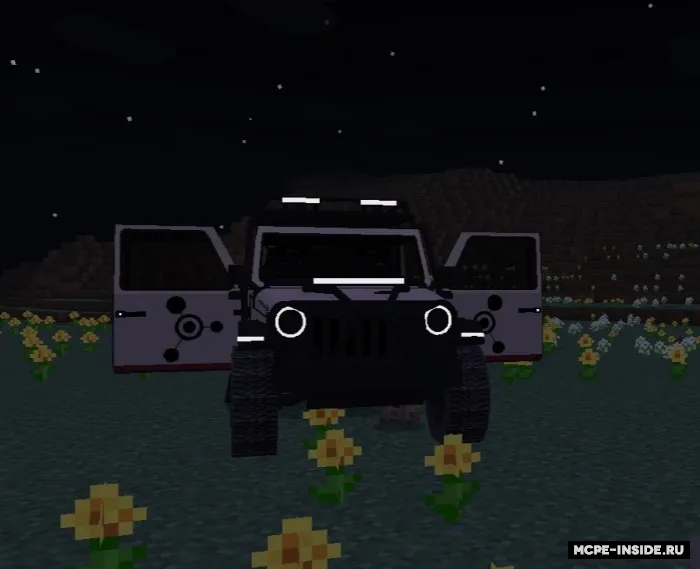 Jurassic World Jeep — Minecraft mod, rasm 3
