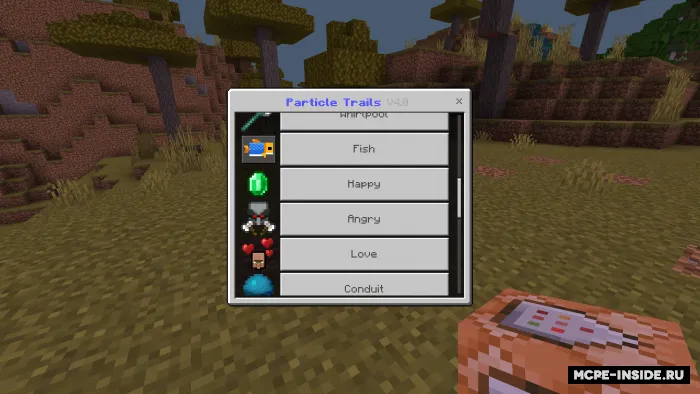 O'yinchi zarralari — Minecraft mod, rasm 2