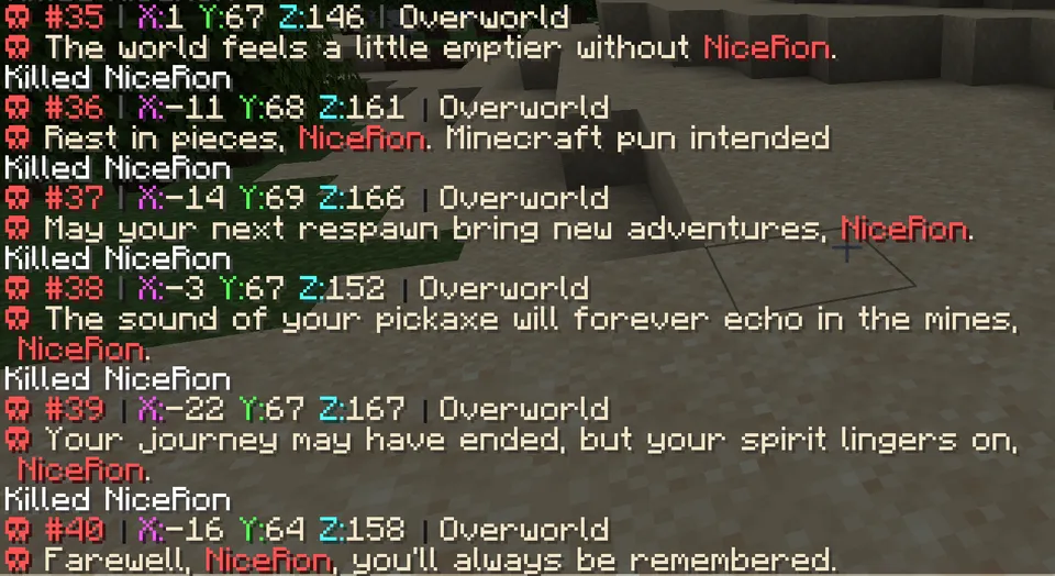 Player Death Reworked — Minecraft mod, rasm 2