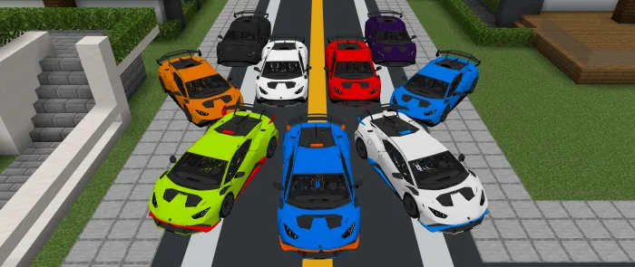 Lamborghini Huracan STO — Minecraft mod, rasm 1