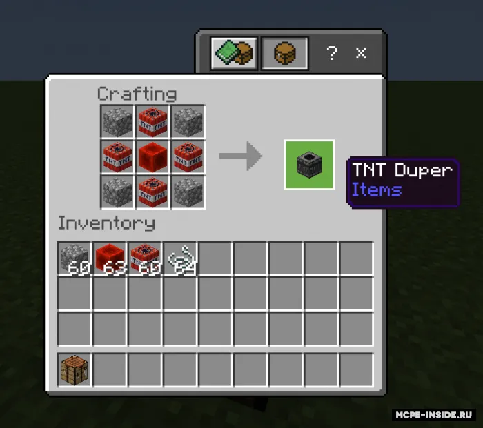 TnT duper — Minecraft mod, rasm 2