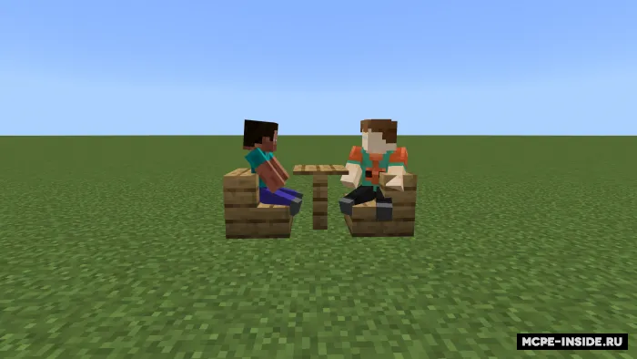 Pagonalarda o'tirish — Minecraft mod, rasm 1