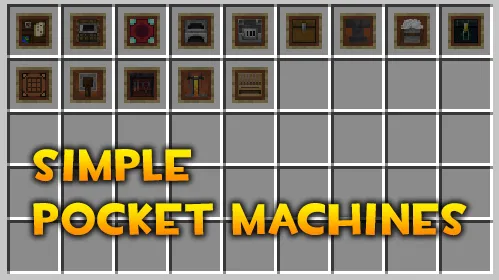 Simple Pocket Machines — Minecraft mod, rasm 1