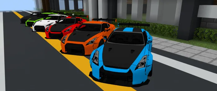 Nissan GTR R-35 LB — Minecraft mod, rasm 1