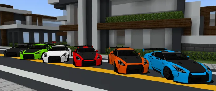 Nissan GTR R-35 LB — Minecraft mod, rasm 3