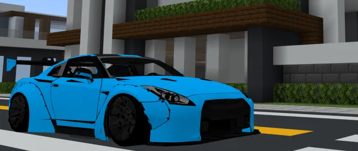 Nissan GTR R-35 LB — Minecraft mod, rasm 4