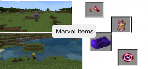 Marvel buyumlari — Minecraft mod, rasm 1