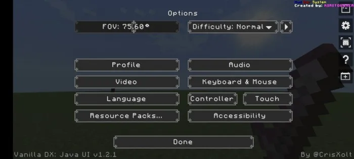 O'zgartirilgan ekran — Minecraft mod, rasm 4