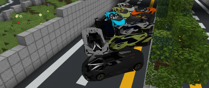 Zamonaviy Lamborghini to'plami — Minecraft mod, rasm 4