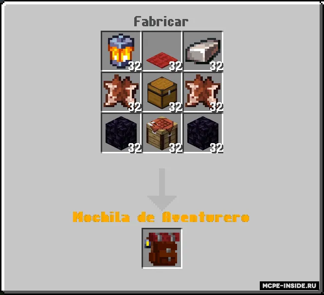 Sarguzashtchi ryukzagi — Minecraft mod, rasm 3