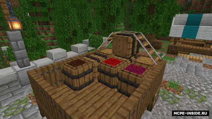 Dekorativ bochkalar — Minecraft mod, rasm 2
