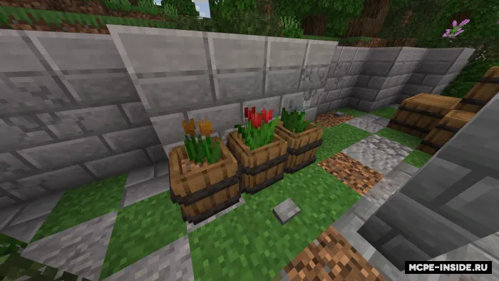 Dekorativ bochkalar — Minecraft mod, rasm 4