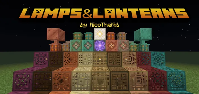 Chiroqlar va fonuslar — Minecraft mod, rasm 1