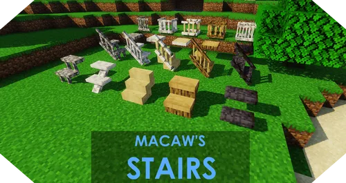 Macaw's Stairs — Minecraft mod, rasm 1
