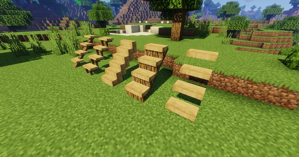 Macaw's Stairs — Minecraft mod, rasm 2