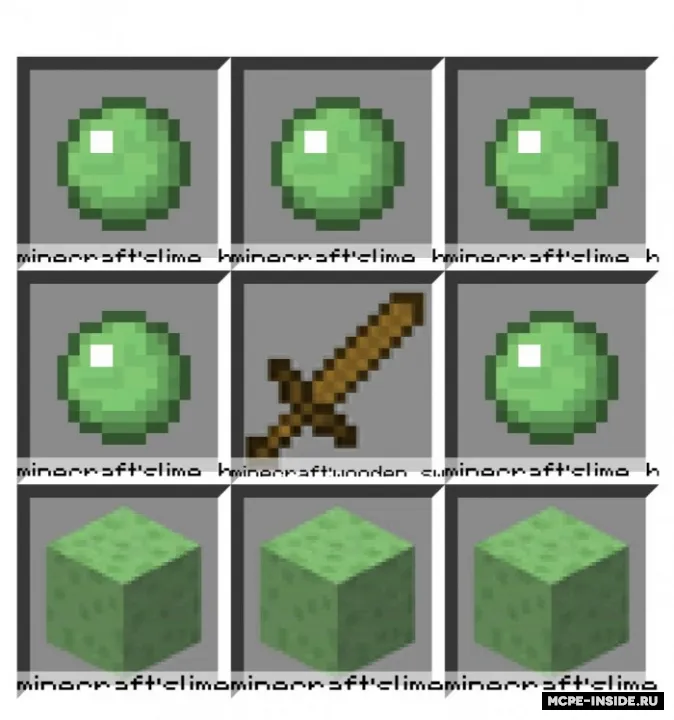 Slime mushti — Minecraft mod, rasm 2
