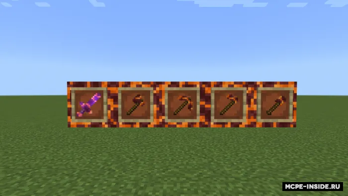 Bloklardan asboblar — Minecraft mod, rasm 2