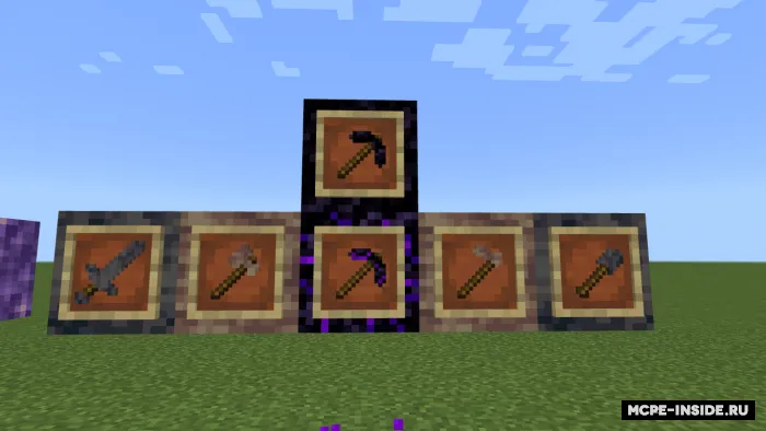 Bloklardan asboblar — Minecraft mod, rasm 4
