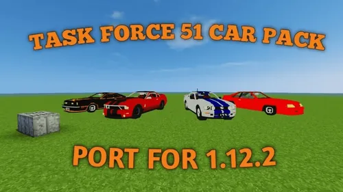 TaskForce51 Car Pack Port — Minecraft mod, rasm 1