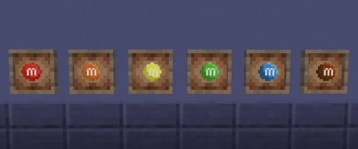 M&M’s — Minecraft mod, rasm 1