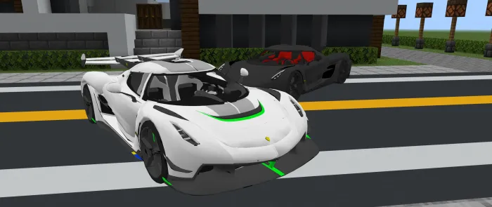 Koenigsegg Jesko — Minecraft mod, rasm 1