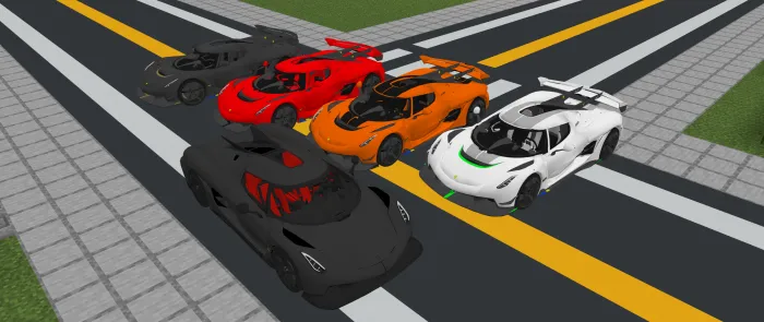 Koenigsegg Jesko — Minecraft mod, rasm 4