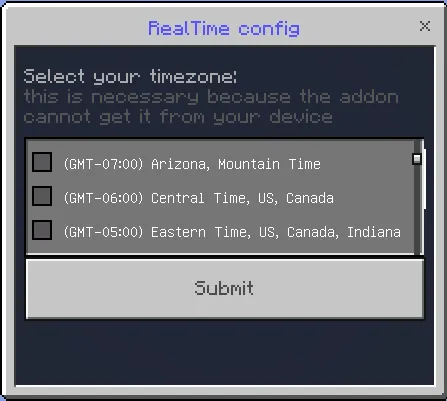 Real vaqt bilan sinxronizatsiya — Minecraft mod, rasm 3