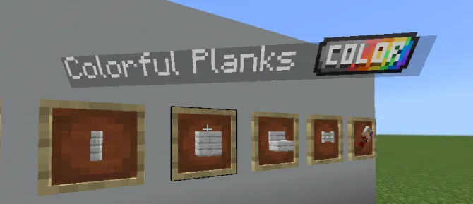 Rangli bloklar — Minecraft mod, rasm 1