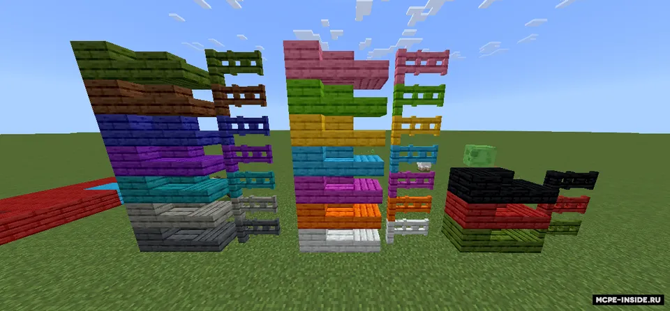 Rangli bloklar — Minecraft mod, rasm 2